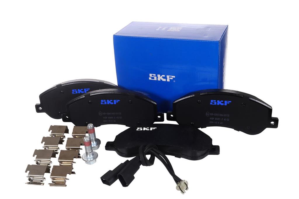 Jeu de 4 plaquettes de frein SKF VKBP 80091 E